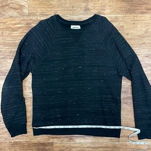 Taylor Stitch crewneck sweatshirt in heathered black